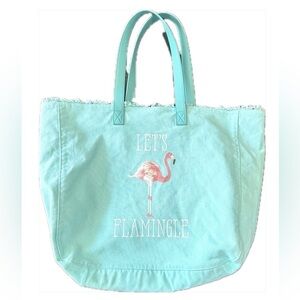 INDIGO Pink Flamingo Large Tote Shoulder Bag